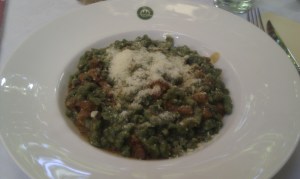 Spaetzle with chanterelles