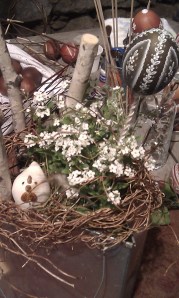 Artistical egg composition